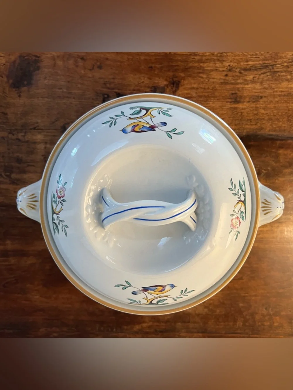 Spode Queensbird Covered Tureen Imperial Cookware Bird Motif Lidded Serving Dish